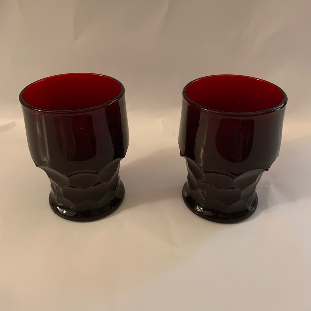 Anchor Hocking ruby tumbler